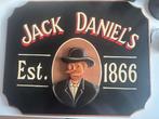 Jack Daniels Old No.7 houten wandbord, Verzamelen, Ophalen of Verzenden, Gebruikt, Reclamebord