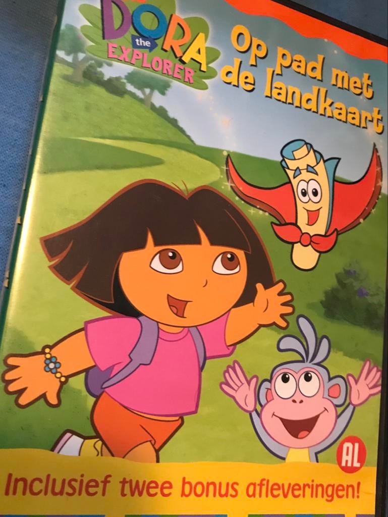 Dora dvd op pad met de landkaart, Alle leeftijden, Ophalen of Verzenden, Zo goed als nieuw