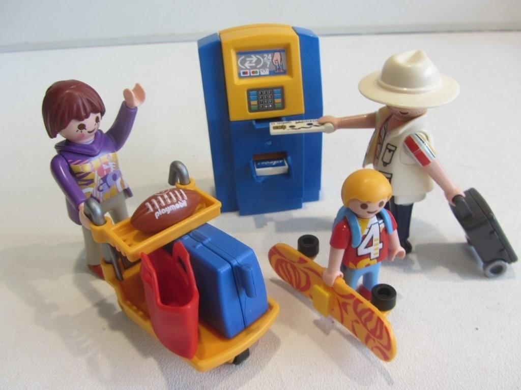 Playmobil Vakantiegangers aan incheckbalie vliegveld– 5399, Ophalen of Verzenden, Gebruikt, Los playmobil