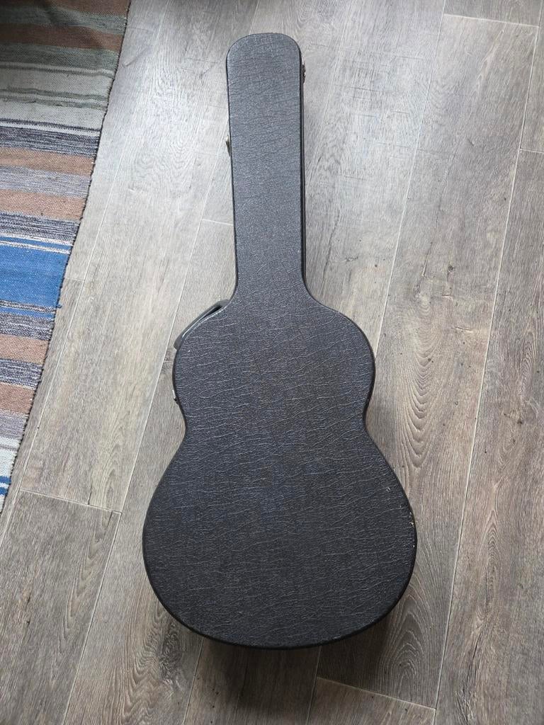 Vintage gitaarkoffer voor klassiek model met rugtas, Muziek en Instrumenten, Behuizingen en Koffers, Ophalen of Verzenden, Zo goed als nieuw