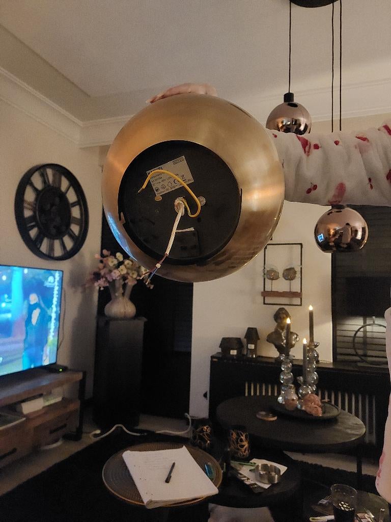 Plafonnière, Huis en Inrichting, Lampen | Plafondlampen, Ophalen, Zo goed als nieuw, Eigentijds