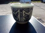 bloempot delfts blauw, Ophalen of Verzenden