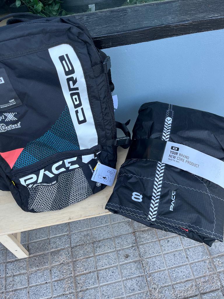 Core Pace ExoTex 8m², 8 m², Ophalen of Verzenden, Kite, Geen board