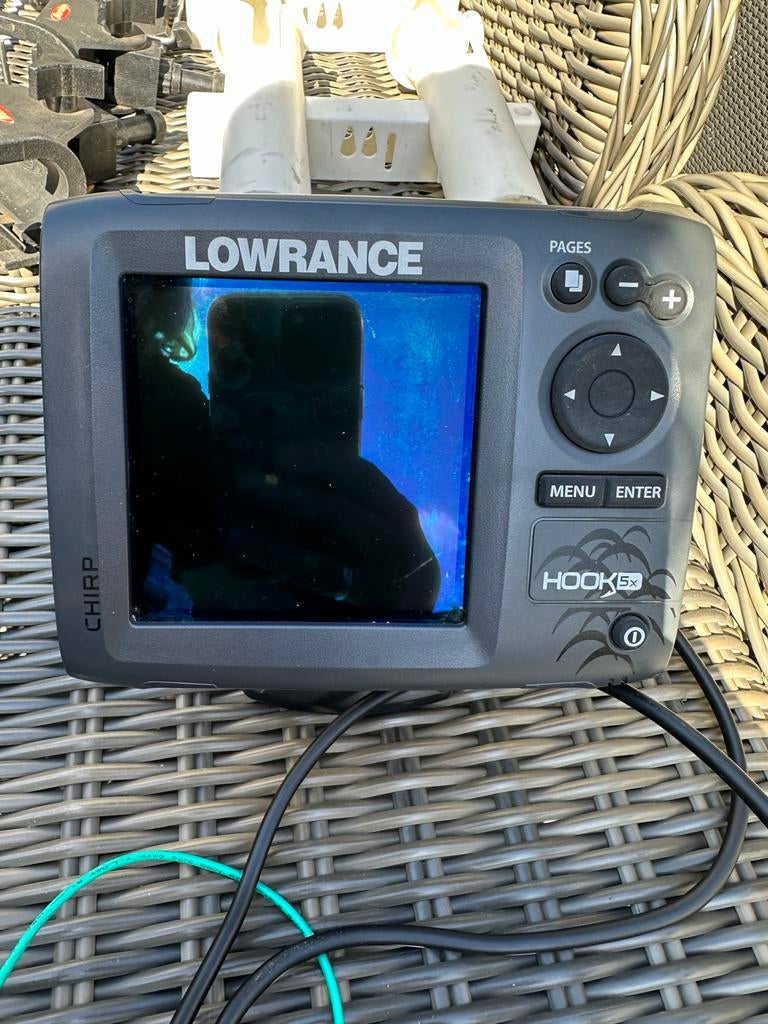 Lowrance HOOK-5x CHIRP Fishfinder, Watersport en Boten, Navigatiemiddelen en Scheepselektronica, Ophalen of Verzenden, Zo goed als nieuw