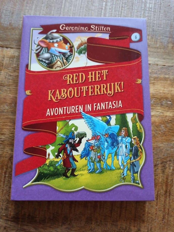 Boek Geronimo Stilton – Red het Kabouterrijk, Boeken, Kinderboeken | Jeugd | onder 10 jaar, Zo goed als nieuw, Fictie algemeen