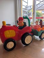 Rode tractor met aanhanger en boerderijdieren, Ophalen, Gebruikt, Jongen of Meisje