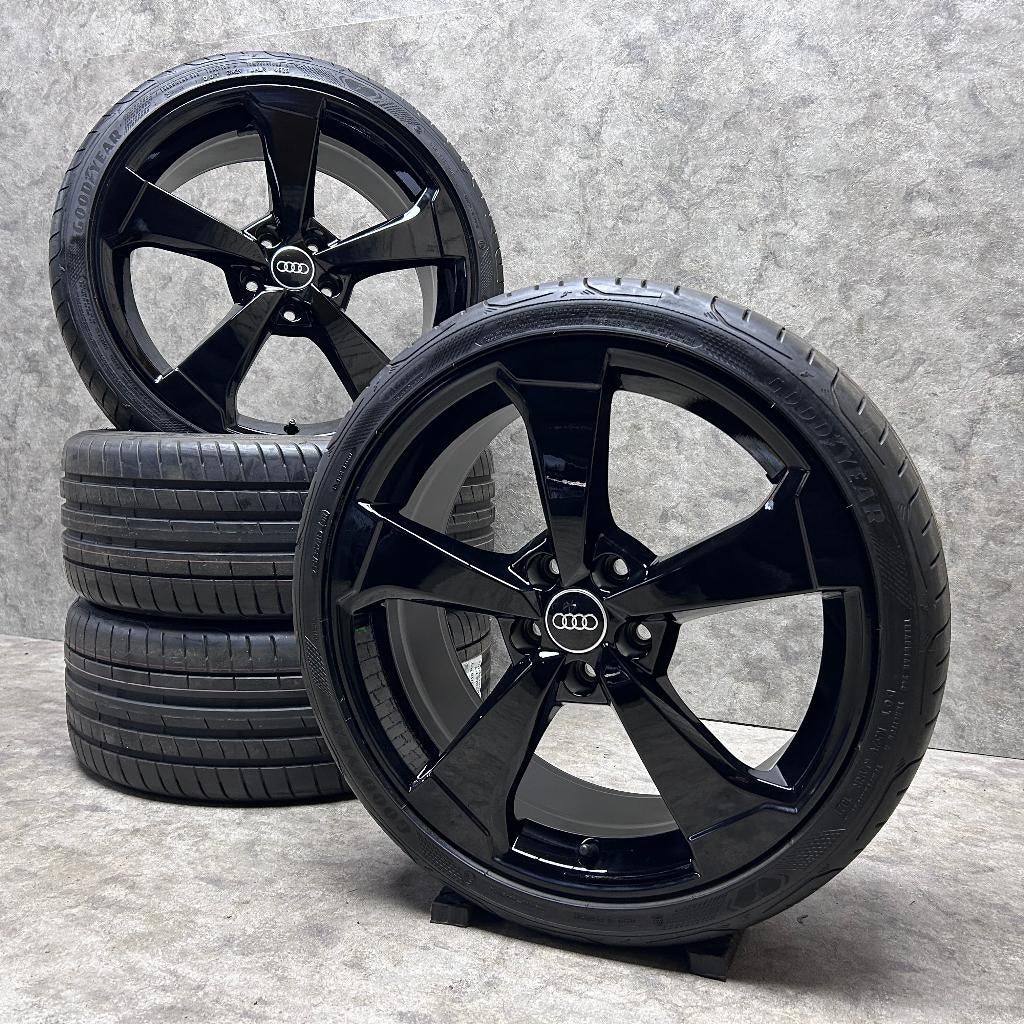 19 inch originele rotor velgen + zomerbanden Audi A3 S3 RS3, Auto-onderdelen, Banden en Velgen, 19 inch, Audi, Banden en Velgen