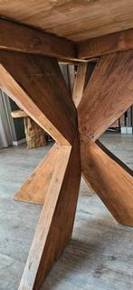 Ovale mangohouten eettafel 160x100x75, Ophalen