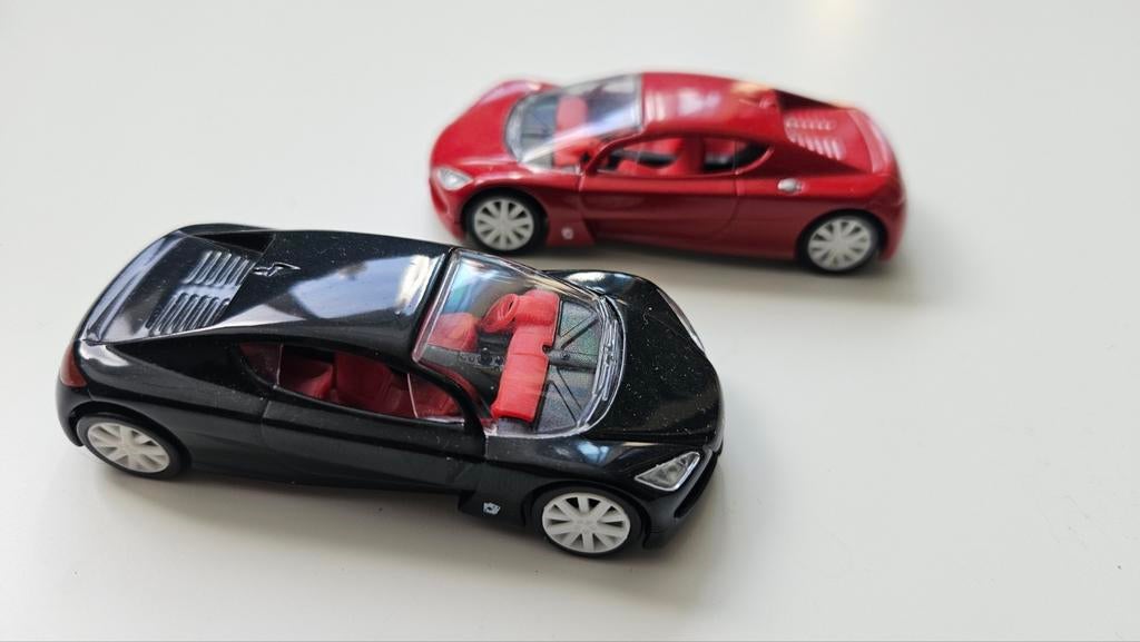 Peugeot RC set Norev 3 inch nieuwstaat, Ophalen of Verzenden, Zo goed als nieuw, Auto