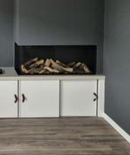 Faber Duet Premium L Gashaard - Inbouw, Huis en Inrichting, Haarden, Ophalen, Zo goed als nieuw, Inbouwhaard, Gashaard