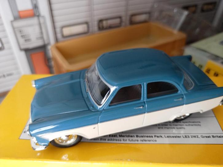 Ford Zephyr MK2 - Blauw/Wit - vanguards, Hobby en Vrije tijd, Modelauto's | 1:43, Zo goed als nieuw, Auto, Vanguards, Ophalen of Verzenden