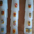 Deze set bestaat uit vintage Nederlandse melkglazen !!, Verzamelen, Glas en Borrelglaasjes, Ophalen of Verzenden, Zo goed als nieuw