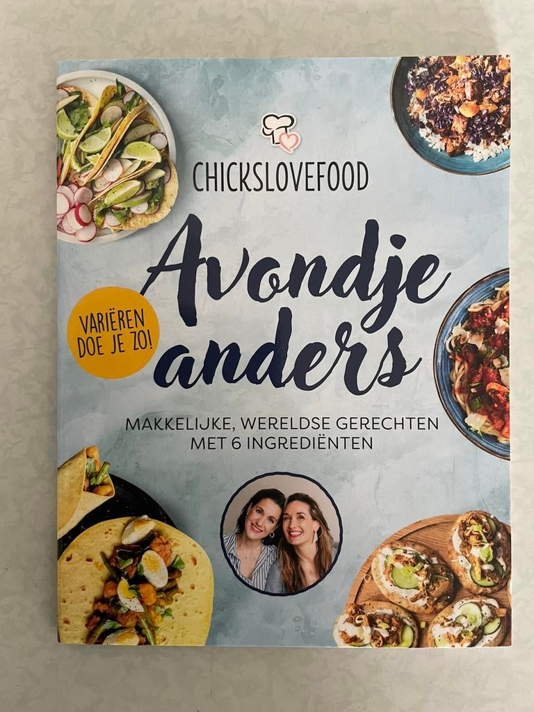 Kookboek Avondje anders van Chicks Love Food, Ophalen, Overige typen, Zo goed als nieuw, Gezond koken