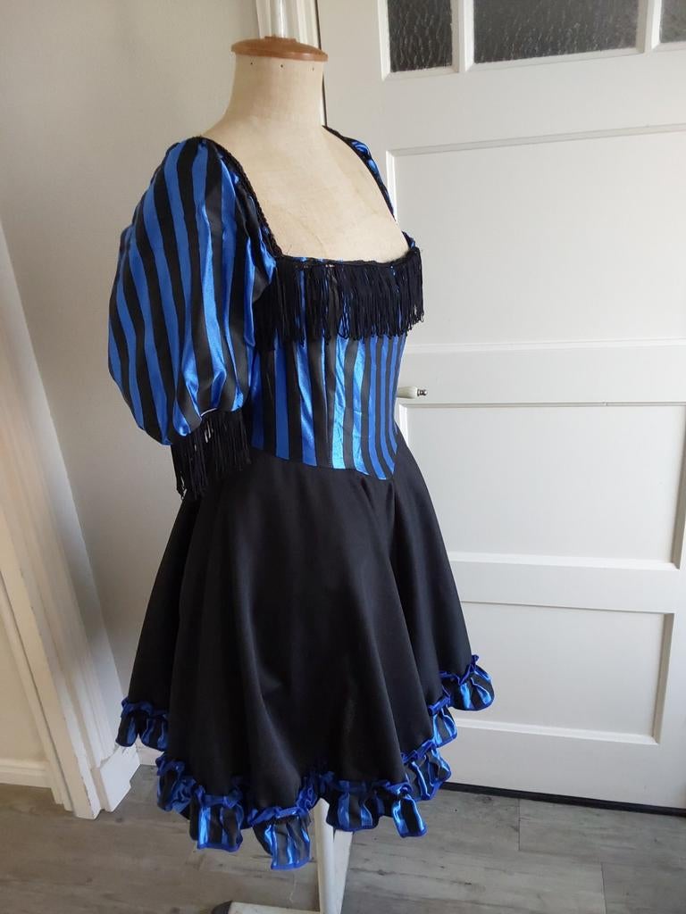 Moulin rouge jurk Large 10, Kleding | Dames, Ophalen of Verzenden, Zo goed als nieuw, Maat 42/44 (L), Carnaval