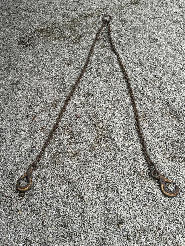 Aangeboden 2-sprong hijsketting 160 cm, Ophalen