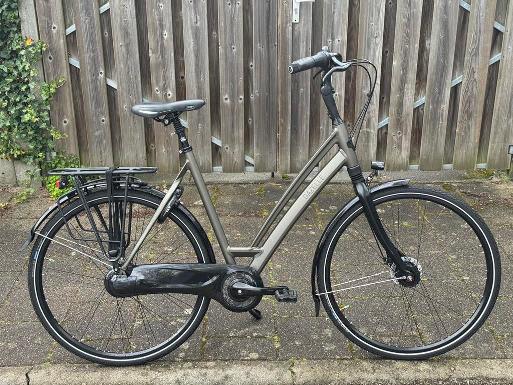 Nieuwstaat! Gazelle Chamonix C8 damesfiets 57cm / 28 inch, Fietsen en Brommers, Fietsen | Dames | Damesfietsen, Versnellingen