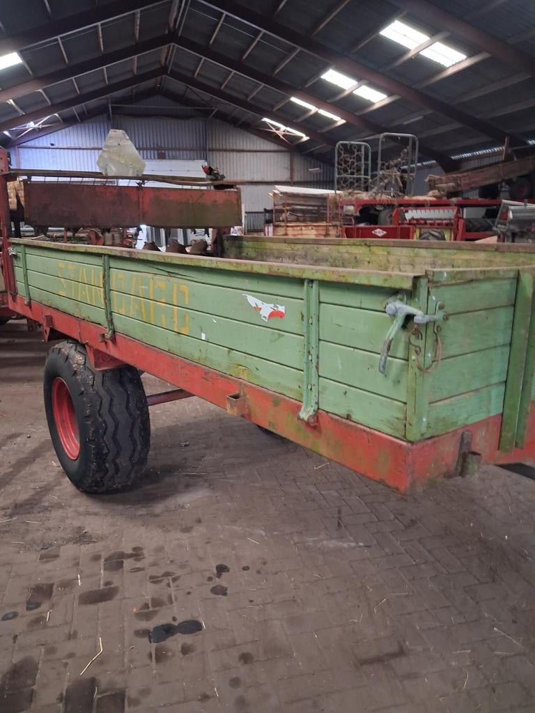 Mestwagen mestrooier standegaad, Ophalen of Verzenden