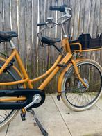 Azor Ameland Damesfiets met voordrager en kinderzitje, Gebruikt, 47 tot 50 cm, Versnellingen, Ophalen