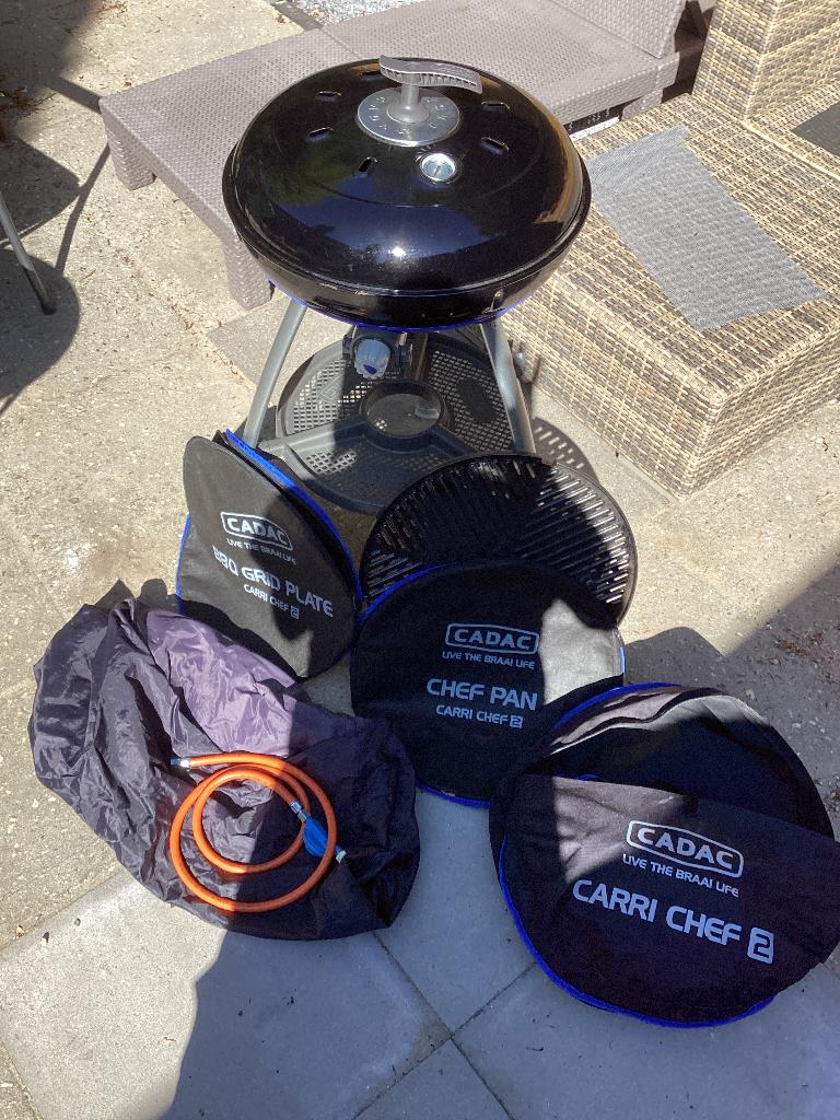 Cadac skottel braai carri chef 2, Tuin en Terras, Gasbarbecues, Ophalen of Verzenden, Gebruikt, Cadac