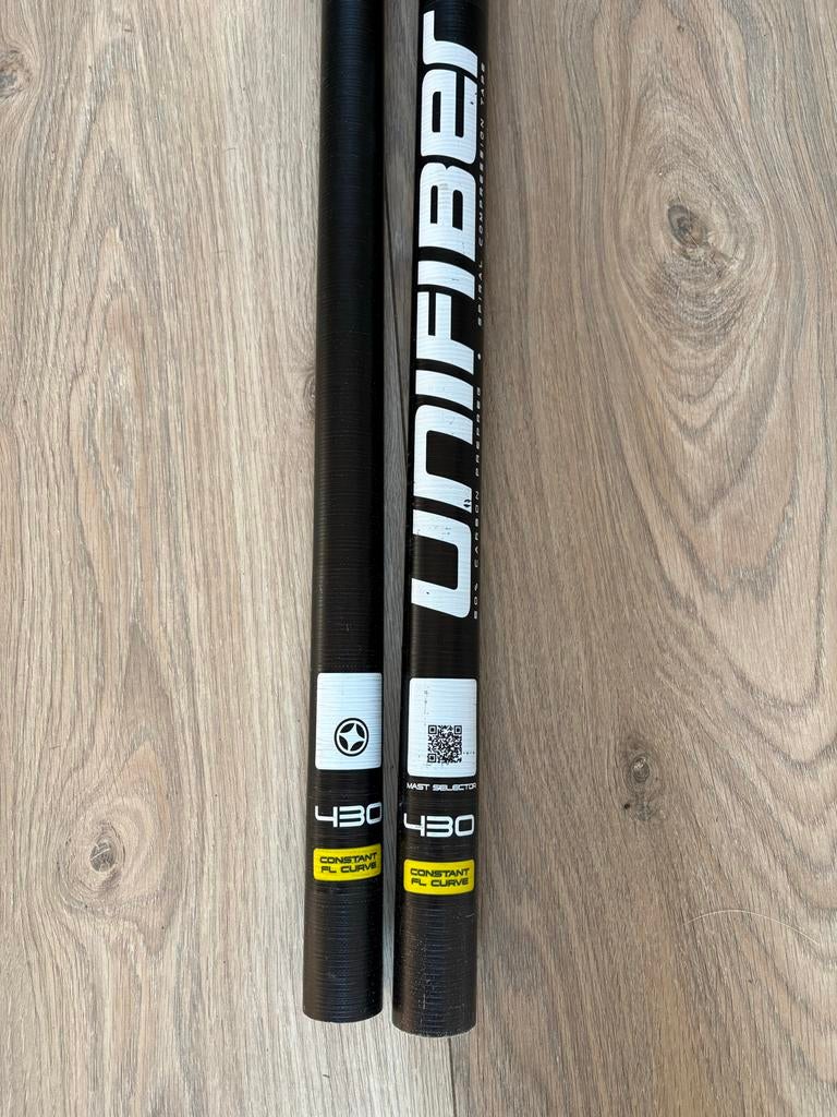 Windsurf mast 430 RDM - Unifiber Constant Curve 50%, Ophalen, Mast, Zo goed als nieuw, 5 tot 7 m²