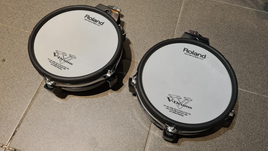 Roland PD-85 mesh drum pads dual trigger, Ophalen of Verzenden, Gebruikt, Drums of Percussie