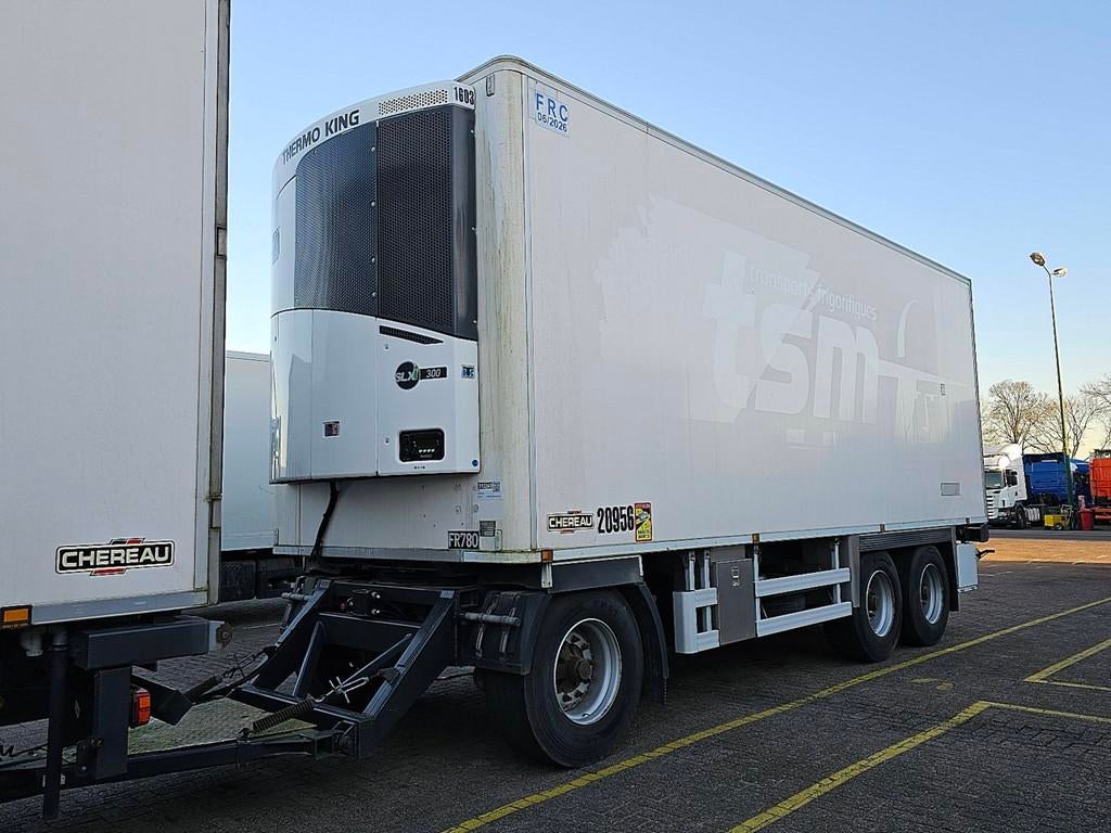 CHEREAU 3 AXLE FRIGO thermoking meatrails, Wit, Bedrijf, Aanhangers en Opleggers, Te koop