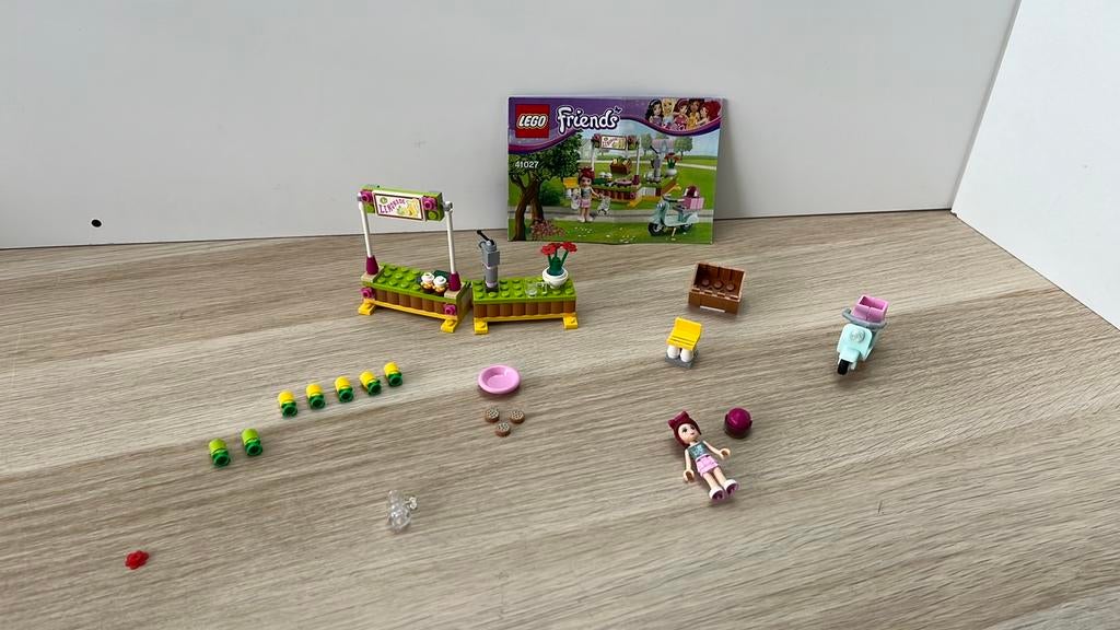 Lego Friends 41027 Mia’s Lemonade Stand, Ophalen of Verzenden, Gebruikt, Complete set, Lego