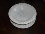 spierwitte fruittest Ø 23 cm  schaal en schotel met relief, Huis en Inrichting, Nieuw, Ophalen of Verzenden, Schaal of Schalen