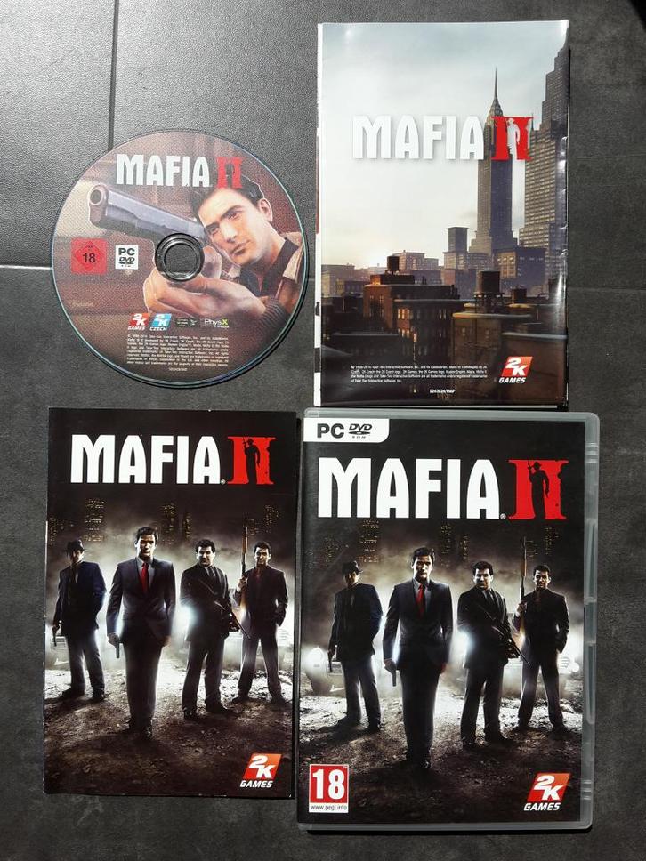PC Game - Mafia II 2 - Actie Avontuur Spel, Spelcomputers en Games, Games | Pc, Zo goed als nieuw, Avontuur en Actie, 1 speler