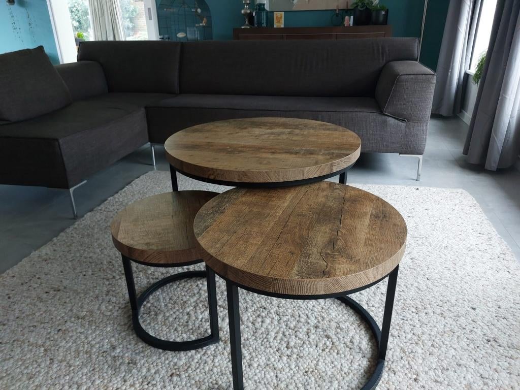 salontafel, Huis en Inrichting, Tafels | Salontafels, 50 tot 100 cm, Rond, Nieuw, 50 tot 100 cm