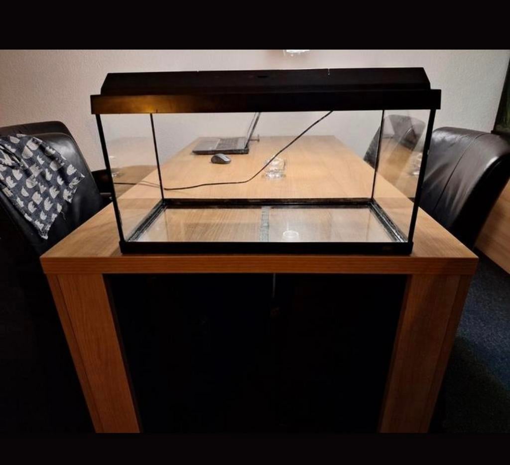 Aquarium 60x30x40, Ophalen, Verwarming, Gebruikt, Leeg aquarium