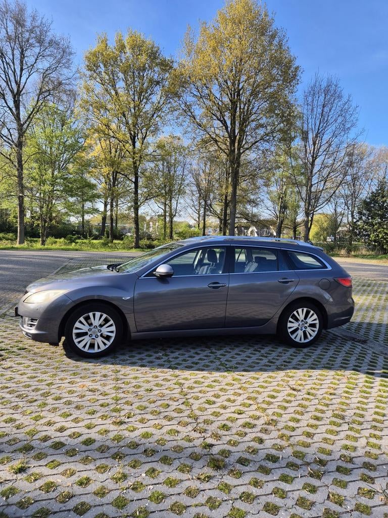 Mazda 6 2.0 Sportbreak 2010 Grijs Apk tot Mei 2027, Auto's, Mazda, Voorwielaandrijving, 1330 kg, Stof, 4 cilinders