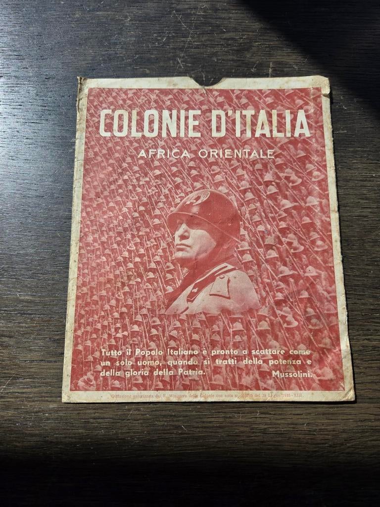 Zelzame envelop Italië Africa Orientale Ala Littoria 1935, Postzegels en Munten, Ophalen of Verzenden