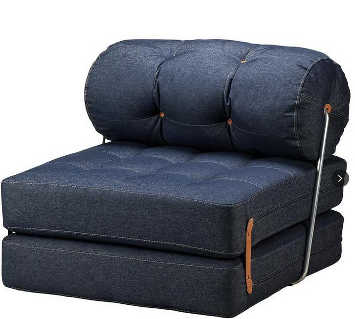 slaapfauteuil IKEA Varkumla, Huis en Inrichting, Fauteuils, Zo goed als nieuw, Stof, 75 tot 100 cm, 75 tot 100 cm, Ophalen