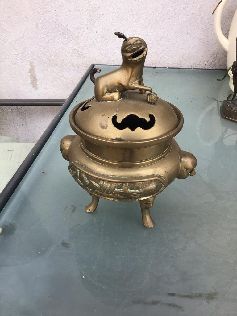 Antieke koro-/wierookbrander, Ophalen of Verzenden