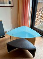 Leolux Salontafel - Driehoekig - Goede Conditie, Huis en Inrichting, Ophalen, 100 tot 150 cm, Overige vormen, Minder dan 50 cm