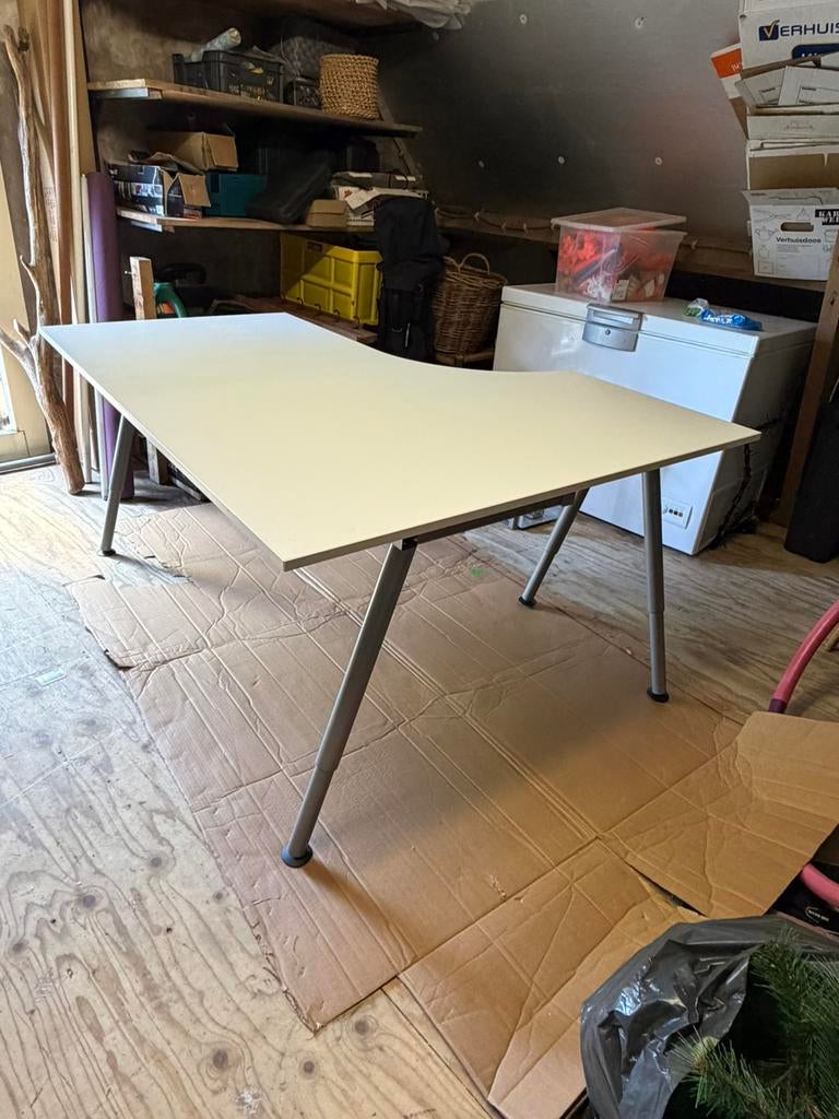 Modern hoekbureau, Huis en Inrichting, Bureaus, Ophalen, Demontabel, 160 cm, Gebruikt