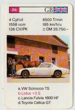 Kw443 autokaartje lotus + 2s, Ophalen of Verzenden, Zo goed als nieuw, Auto's