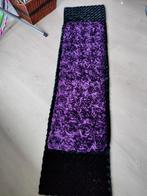 Zwart- Paarse Stola - 1.80m lang, Ophalen of Verzenden, Zo goed als nieuw