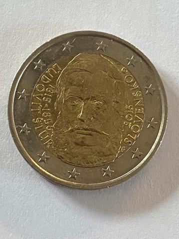 2 euromunt. Slowakije 2015 Ludovit Stur 