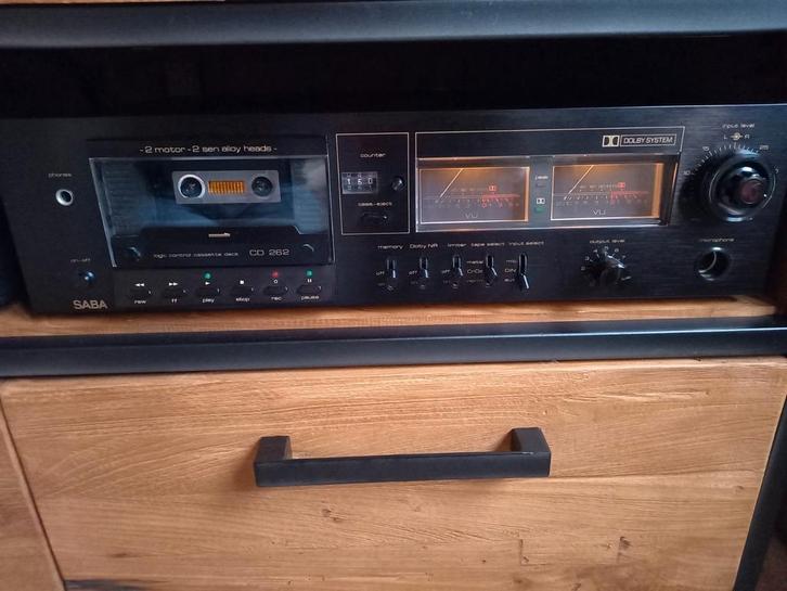 Saba cd 262 cassettedeck, Audio, Tv en Foto, Cassettedecks, Overige merken, Ophalen of Verzenden