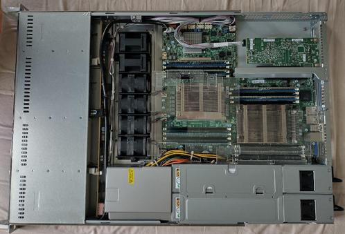 supermicro 1U server met dual XEON E5-2630/128GBECC/800GbSSD, Computers en Software, Servers, Gebruikt, 2 tot 3 Ghz, 128 GB, Hot swappable onderdelen
