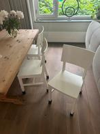Ikea eetkamerstoelen, Huis en Inrichting, Stoelen, Ophalen, Gebruikt, Wit, Hout