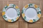 2 Emma Bridgewater dinnerplates Pumpkin, Huis en Inrichting, Keuken | Servies, Ophalen, Gebruikt, Bord(en), Overige stijlen