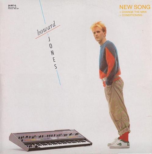 Maxi Single 12’ Howard Jones – New Song (zeer goed), Cd's en Dvd's, Vinyl Singles, Zo goed als nieuw, Maxi-single, Dance, 12 inch
