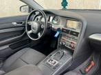 Mooie Audi A6 3.2 V6 FSI 256PK Sedan Automaat Benzine/Apk/AC, Auto's, Stof, Bedrijf, Grijs, USB