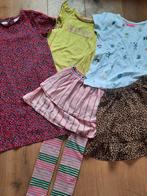 Le Big pakket jurk rok shirt legging roze geel 134/140, Meisje, Ophalen of Verzenden, Le Big, Zo goed als nieuw