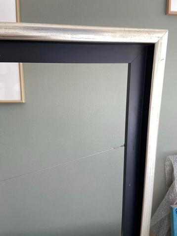 Diverse Zilverkleurige/zwart baklijsten:80x80/70x70/40x40 cm beschikbaar voor biedingen