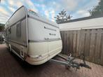 Super nette Weippert Nevada 550 MET DAK AIRCO Merk Dometic!, Caravans en Kamperen, Caravans, Rondzit, Tabbert, Schokbreker, Frans bed