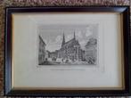 Pentekening van Goethehaus en Herder-Platz in Weimar, Ophalen of Verzenden